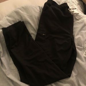Figs black large scrub pants
